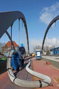 Beton Kugelstrahlen Brücke