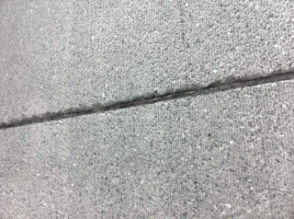 Beton fräsen Detailansicht Fuge