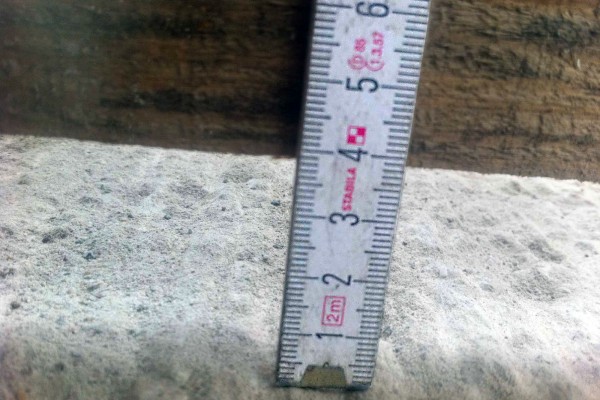 Beton fräsen Detailansicht