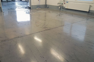 Beton Schleifen Boden Werkstatt