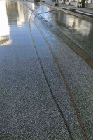 Beton Schleifen öffentliche Straße