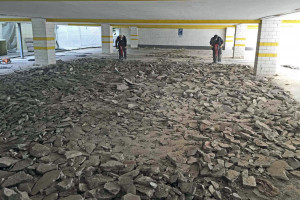 Beton Stemmen Boden Parkhaus